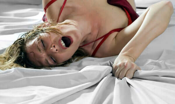 Mujer satisfecha